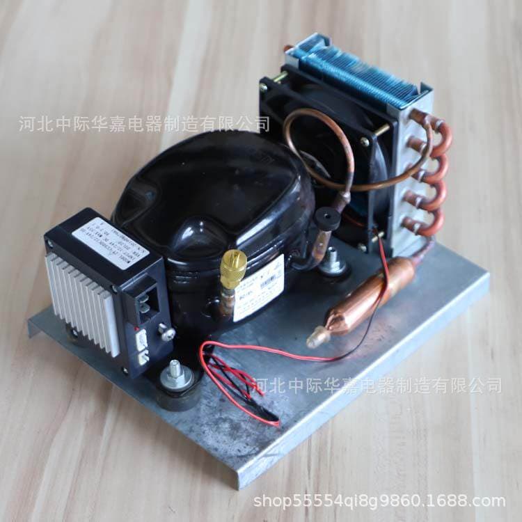 BD15HC DC compressor condensing unit micro refrigeration unit air-cooled refrigerator unit R134a12V24V 4