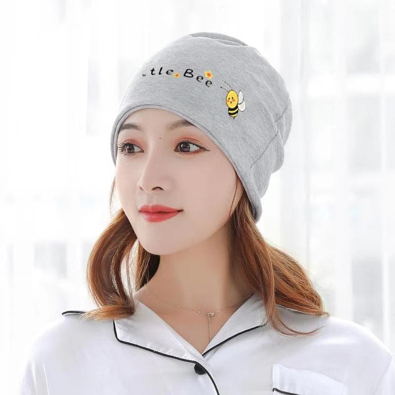 Grey Bee Stack Cap