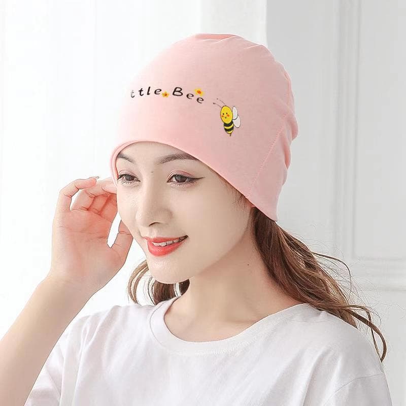 Pink Bee Stack Cap
