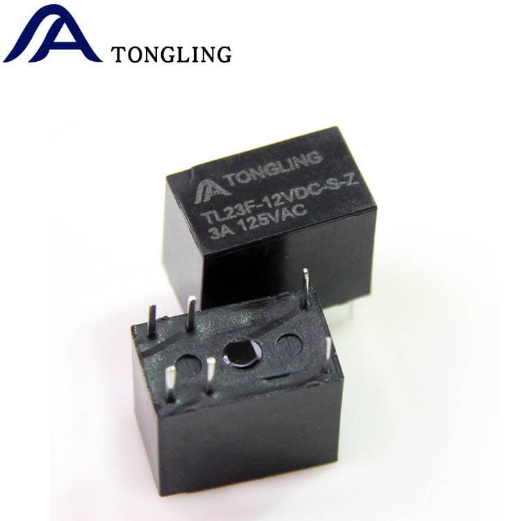 Ultra-kiçik siqnal rele JZC-23F TL23F, 6 pin, 5V, 12V, 24V 4