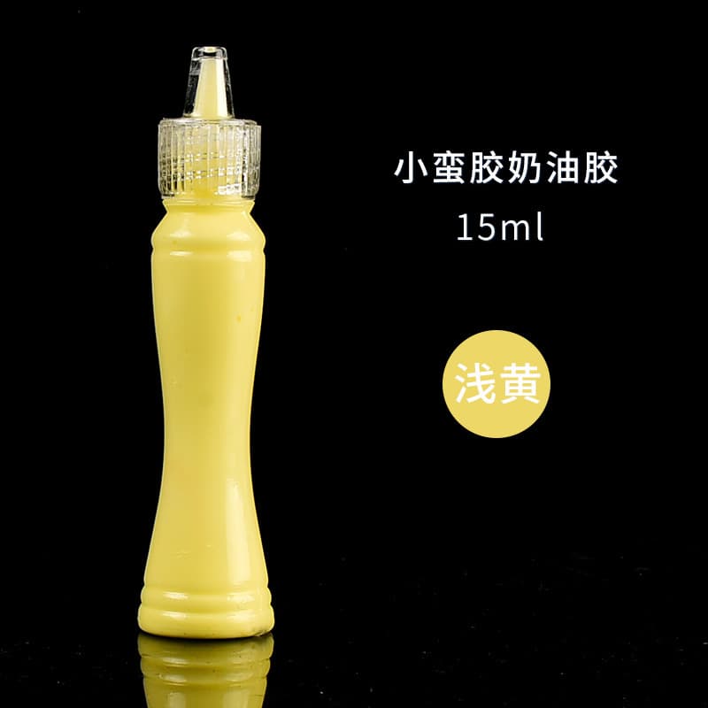 Small waisted cream glue light yellow 15ml