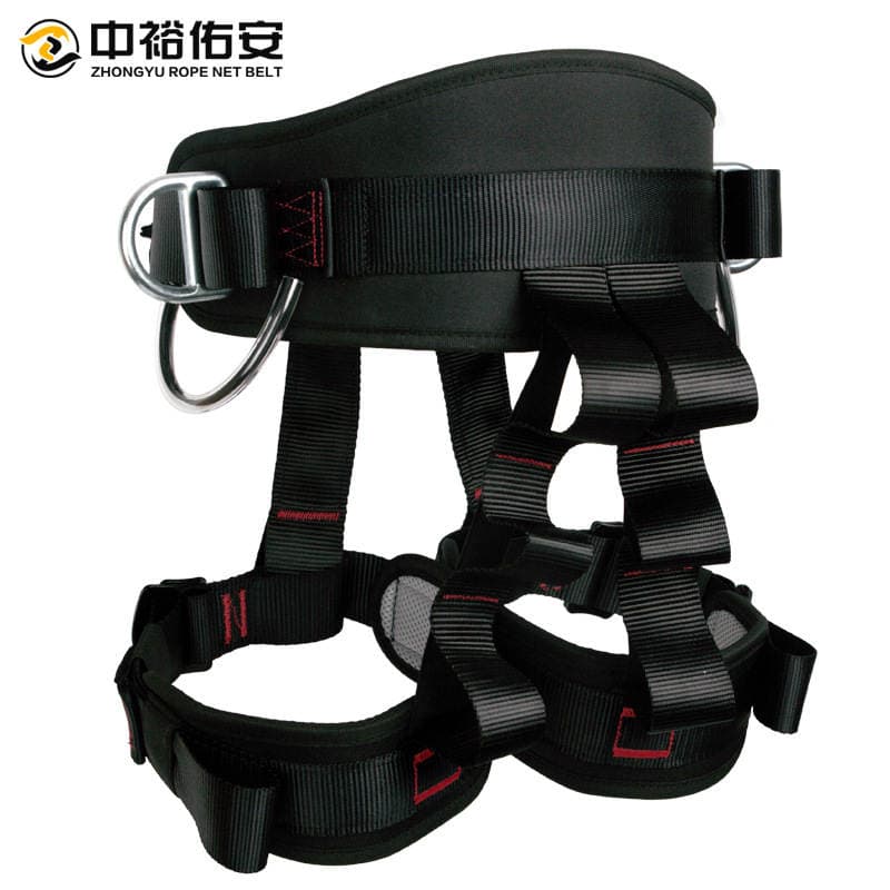 Zhongyu Seat-type Quick-drop Safety Belt Rock Climbing Anti-falling Quick-drop Safety Belt Aerial Work Half-body Waist Protection Safety Belt 4