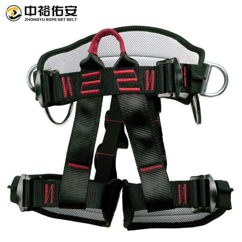 Zhongyu Seat-type Quick-drop Safety Belt Rock Climbing Anti-falling Quick-drop Safety Belt Aerial Work Half-body Waist Protection Safety Belt 2