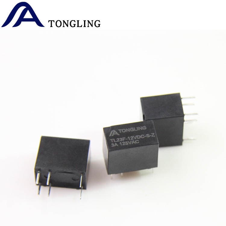 Ultra-kiçik siqnal rele JZC-23F TL23F, 6 pin, 5V, 12V, 24V 3