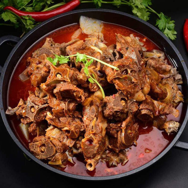 Fresh Beef Bones with Rich Marrow, Beef Scorpion Hot Pot Beef Spine, 5kg Fresh Bone Marrow Nourishing Beef Tendon Bone Soup, Barbecue Beef 4