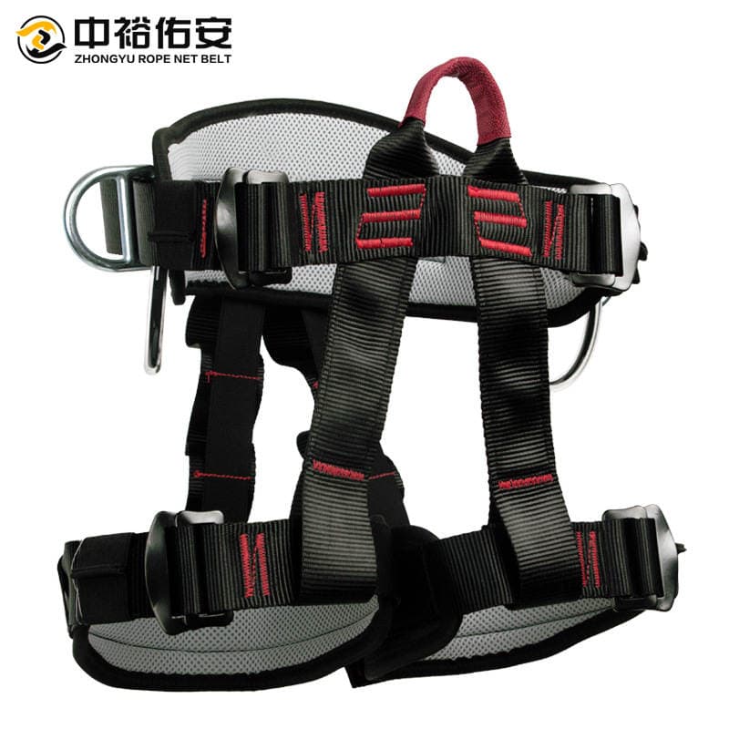 Zhongyu Seat-type Quick-drop Safety Belt Rock Climbing Anti-falling Quick-drop Safety Belt Aerial Work Half-body Waist Protection Safety Belt 3