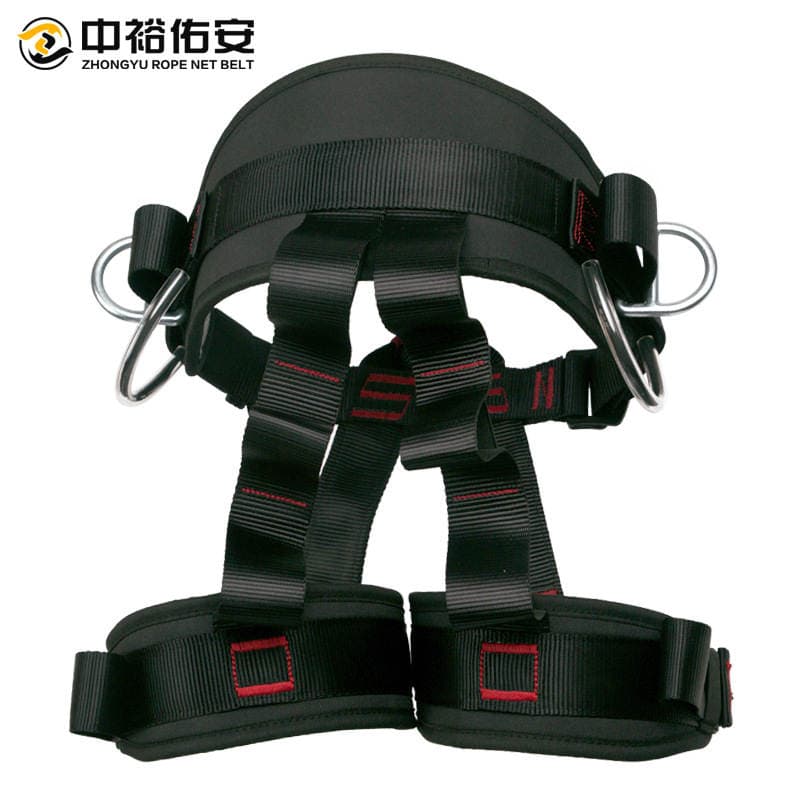 Zhongyu Seat-type Quick-drop Safety Belt Rock Climbing Anti-falling Quick-drop Safety Belt Aerial Work Half-body Waist Protection Safety Belt 5