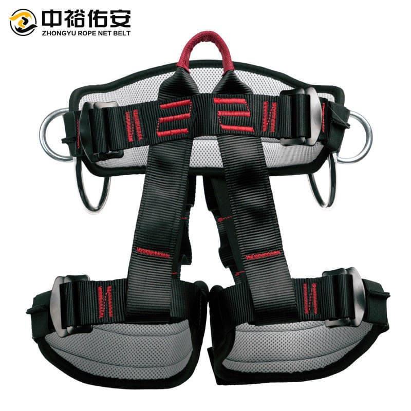 Zhongyu Seat-type Quick-drop Safety Belt Rock Climbing Anti-falling Quick-drop Safety Belt Aerial Work Half-body Waist Protection Safety Belt 1