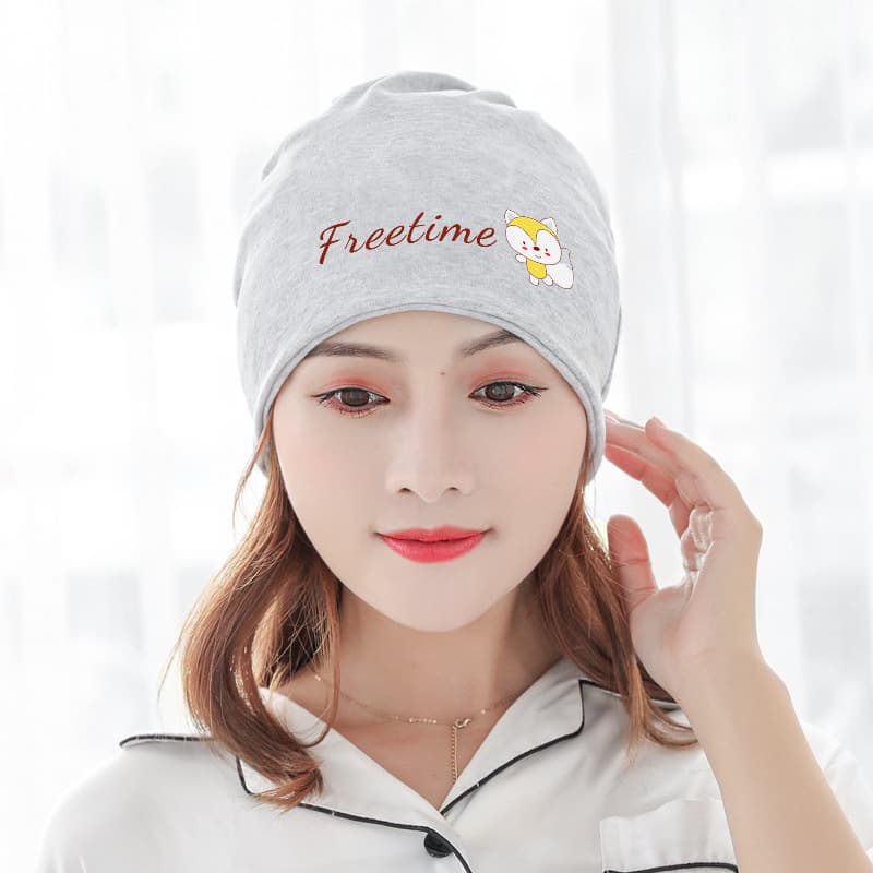 Gray Little Fox pile hat