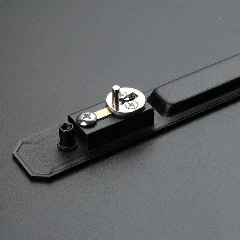 Stainless steel sliding window lock aluminum alloy sliding door lock balcony bathroom embedded Invisible Hook Lock glass door and window lock 4