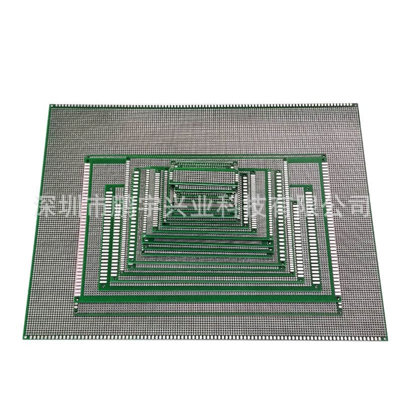 Pcb Manufacturer Double-Sided Spray Tin Green Oil Universal Board 1.6 Board Thick 9*15 Fiberglass Board Hole Board Experiment Board Circuit Board 5