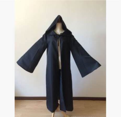 Ulduz Döyüşləri Cedi Qara Döyüşçü Kostyumu / Cosplay Plaç 1