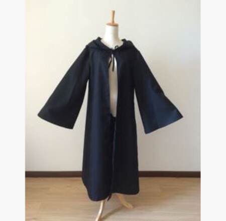 Ulduz Döyüşləri Cedi Qara Döyüşçü Kostyumu / Cosplay Plaç 2