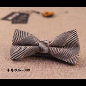 Polyester cotton bow tie 009