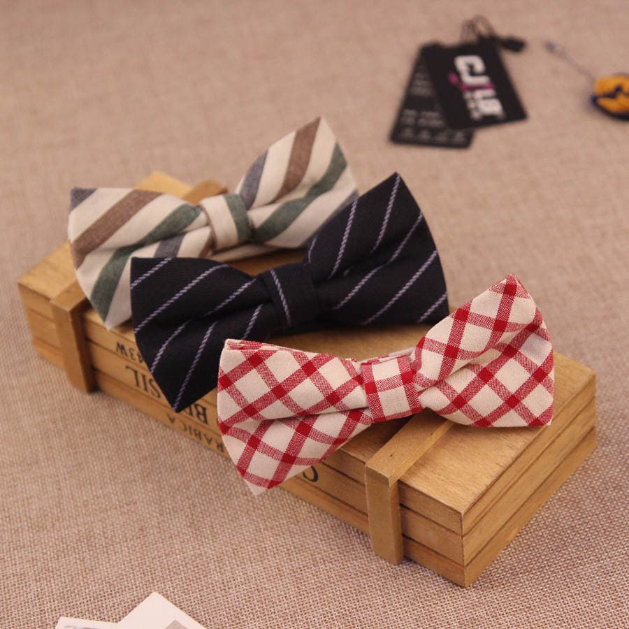 Dress Korean men's wedding bow tie gentleman polyester cotton British business Europe and the United States popular leisure bow tie manufacturers 1