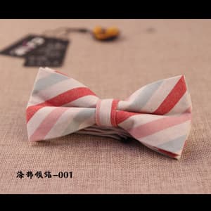 Polyester cotton bow tie 001