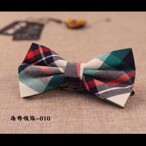 Polyester cotton bow tie 010