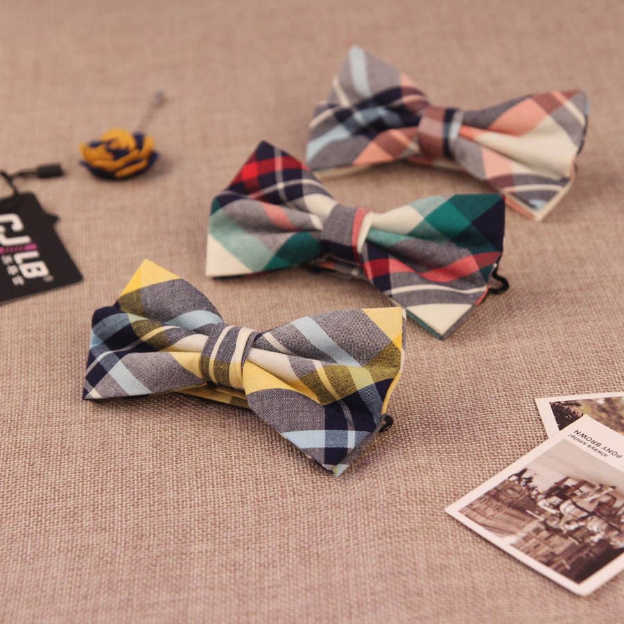 Dress Korean men's wedding bow tie gentleman polyester cotton British business Europe and the United States popular leisure bow tie manufacturers 3