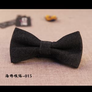 Polyester cotton bow tie 015