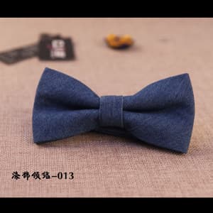 Polyester cotton bow tie 013