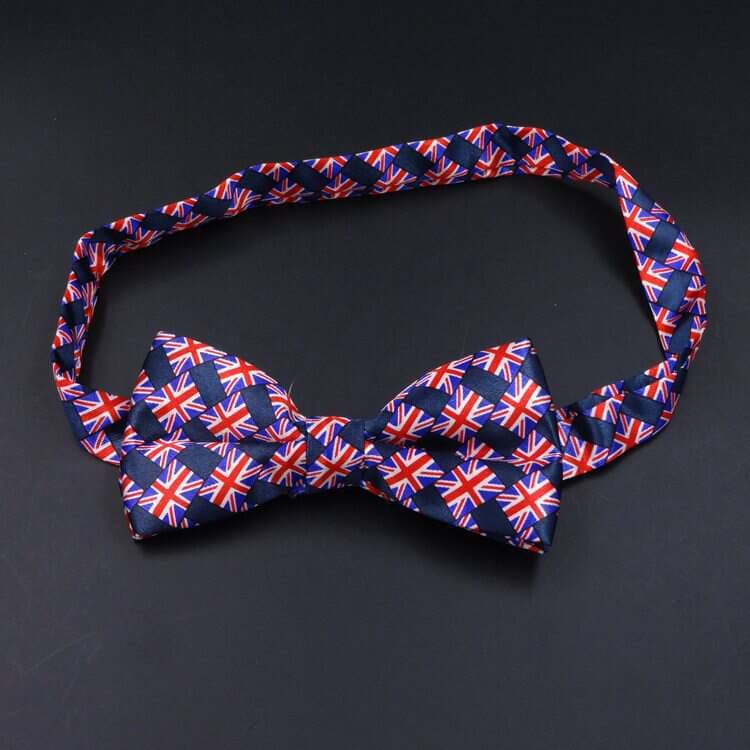 Korean Style British Dress Wedding New Best Man Performance Activity Butterfly Tie Bow Tie Printed Color 3