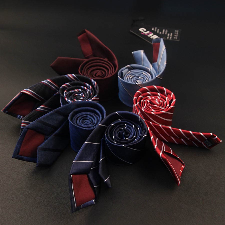 Factory in stock formal wear business tie men's wedding 7CM business wear group Black wholesale New 2