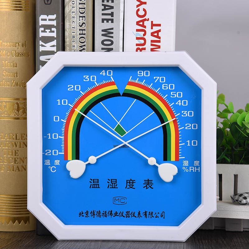 Small octagonal temperature and humidity meter pointer type industrial temperature and humidity meter indoor thermometer hygrometer WS2080A 2