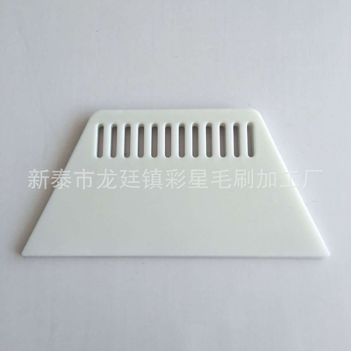 Təkqatlı ağ plastik spatula (qazıyıcı) (bişirmə, şpaklyovka, plyonka, divar kağızı üçün) 1