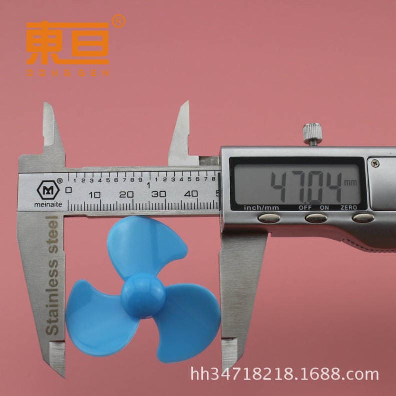 Φ503Y2A Blue Three-Blade Propeller Fan Blade Toy Accessories Fan Blade Propeller Technology Model Parts 4