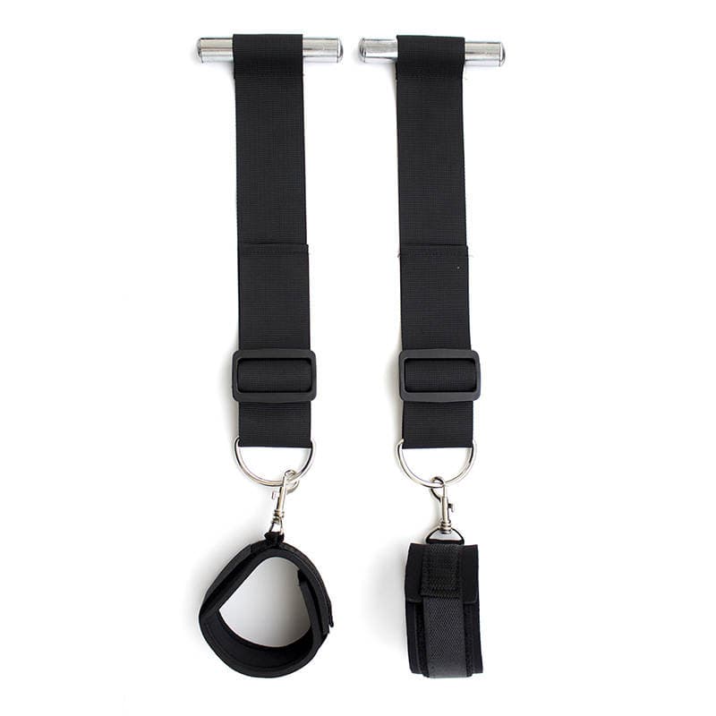 Color Leather Goods Adult Sex SM Torture Set-up Leather Handcuffs Hanging Big Buckle Handcuffs Door Hanging Sex Products 3