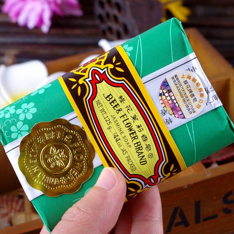 Free Shipping on the Whole Box Jasmine Soap 125g Bath Soap Cleansing Soap Hand Soap 1