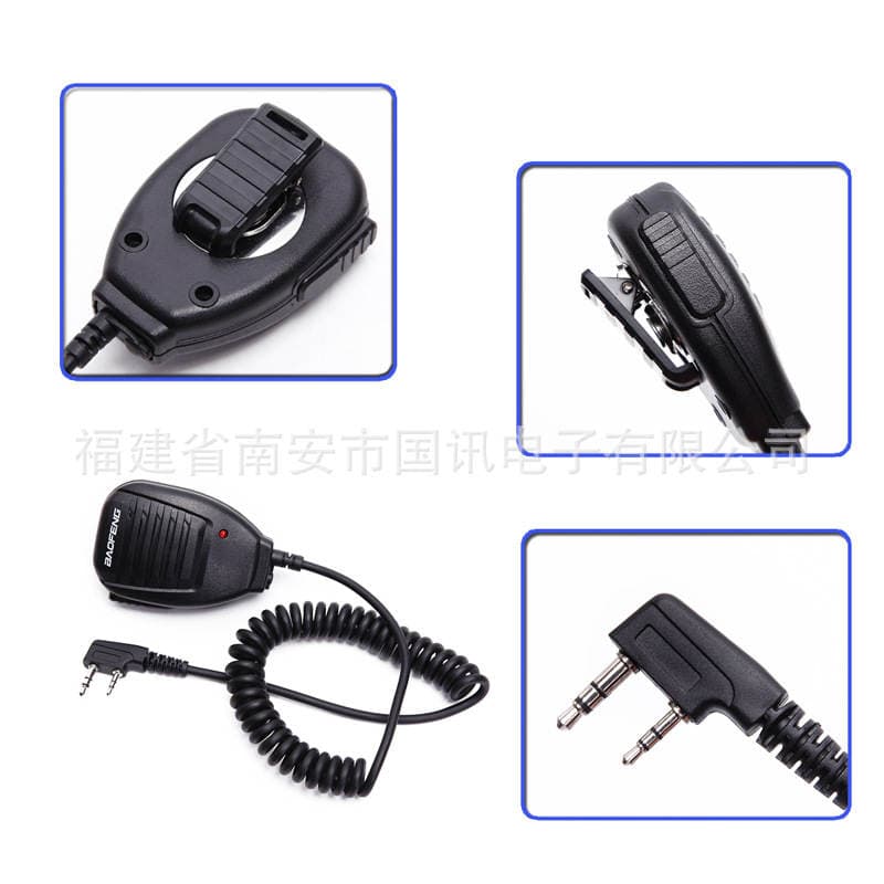 Baofeng BF-888S UV5R telsiz üçün əl/çiyin mikrofonu 2