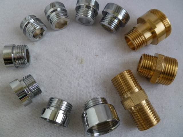 4 6 points/M18 20 22 24 28 32mm inside and outside fine teeth faucet adapter accessories thread copper connector 2