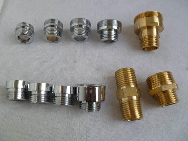 4 6 points/M18 20 22 24 28 32mm inside and outside fine teeth faucet adapter accessories thread copper connector 3