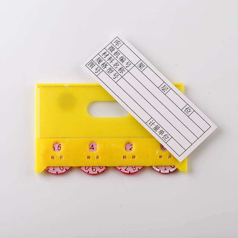 Factory wholesale sign card magnetic label magnet counting sign strong magnetic material brand warehouse shelf magnetic card 5