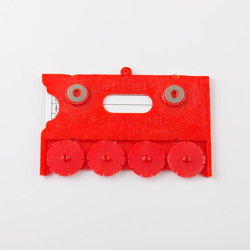 Factory wholesale sign card magnetic label magnet counting sign strong magnetic material brand warehouse shelf magnetic card 4