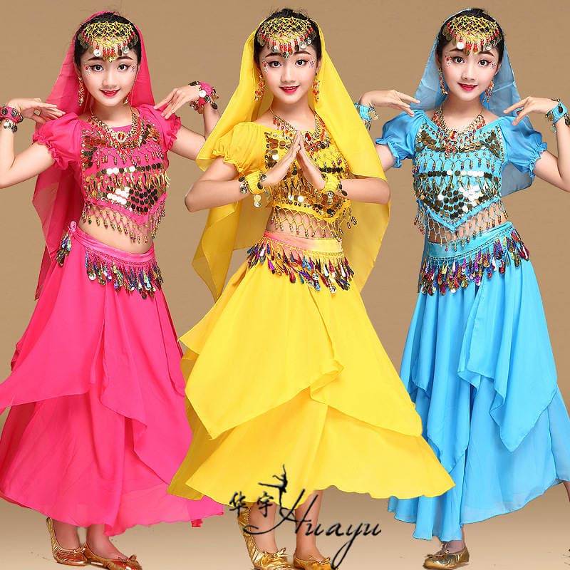 Huayu factory on behalf of the new children's Indian belly dance performance clothing kindergarten 61 Festival performance set 3