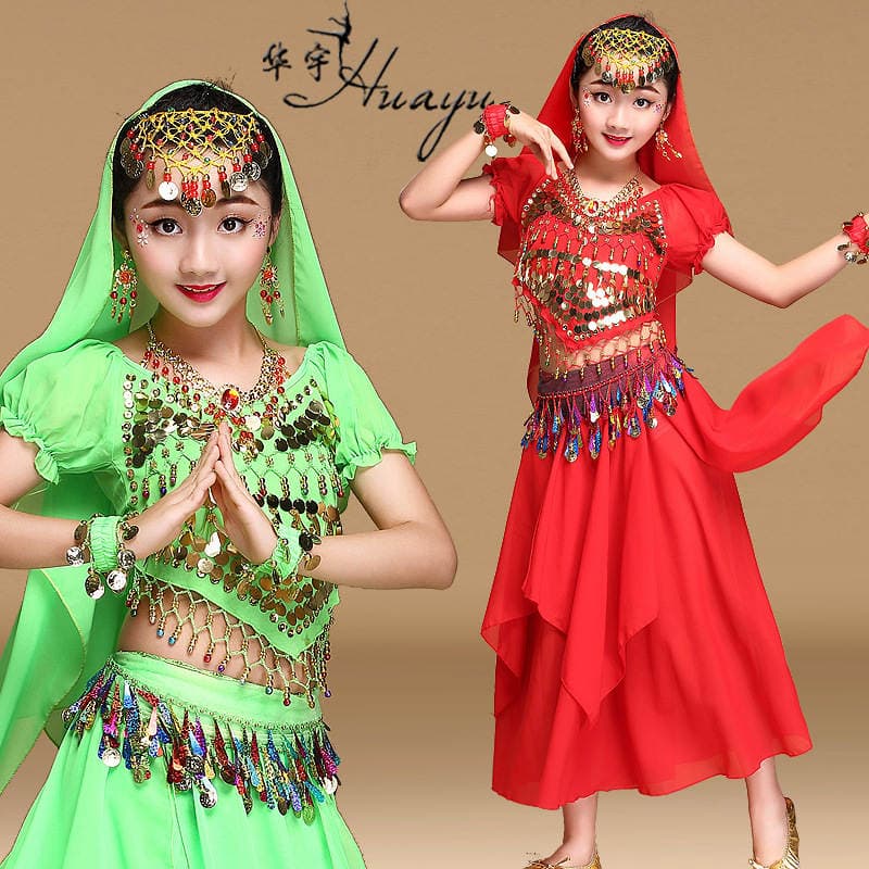 Huayu factory on behalf of the new children's Indian belly dance performance clothing kindergarten 61 Festival performance set 2