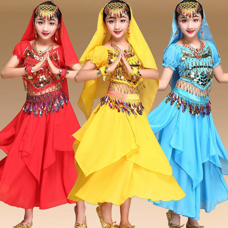 Huayu factory on behalf of the new children's Indian belly dance performance clothing kindergarten 61 Festival performance set 1