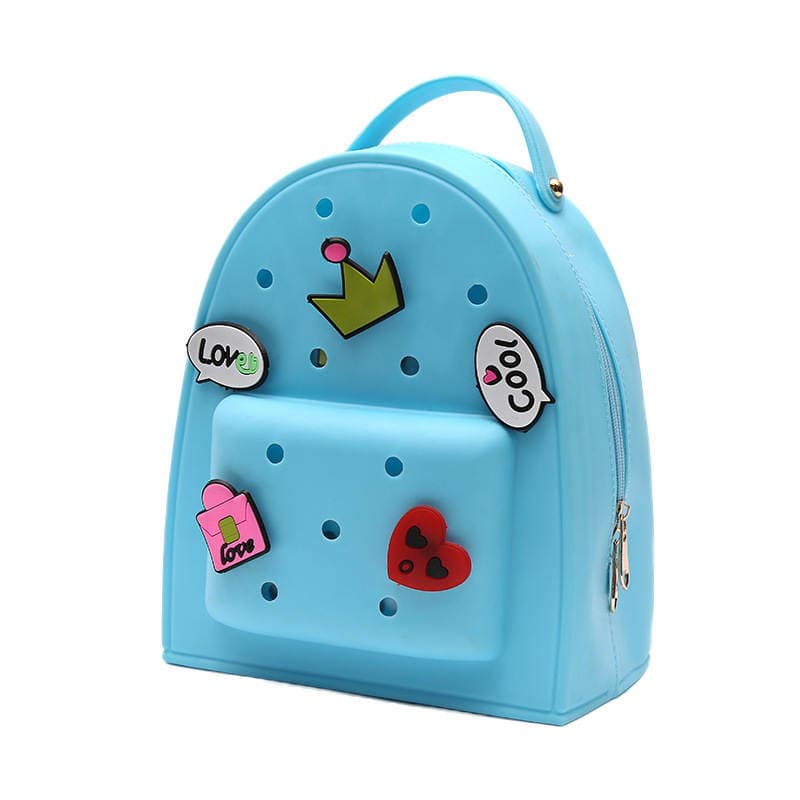 New silicone foreign trade cartoon cute stamp shoulder bag wholesale ladies bucket backpack factory direct sales 1