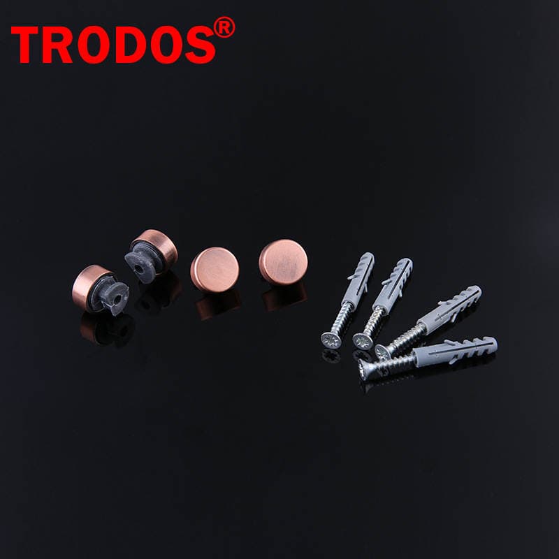 Bathroom Hardware Accessories Round Glass Clip Bathroom Mirror Fixing Clip Bathroom Mirror Clip Wholesale Modern Minimalist 4