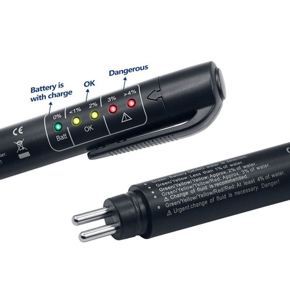 Automobile brake oil detection pen/detector/brake fluid detector DOT3/4/5/tester test pen 4