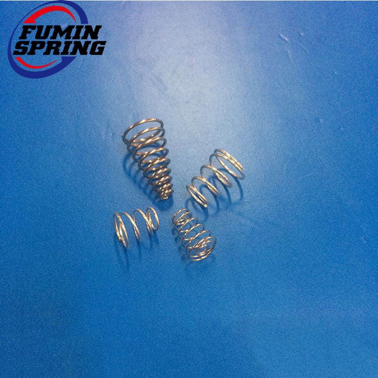 Factory Processing Durable Mechanical Pagoda Spring Remote Control Battery Spring Voltage Pot Stainless Steel Tower Spring 3
