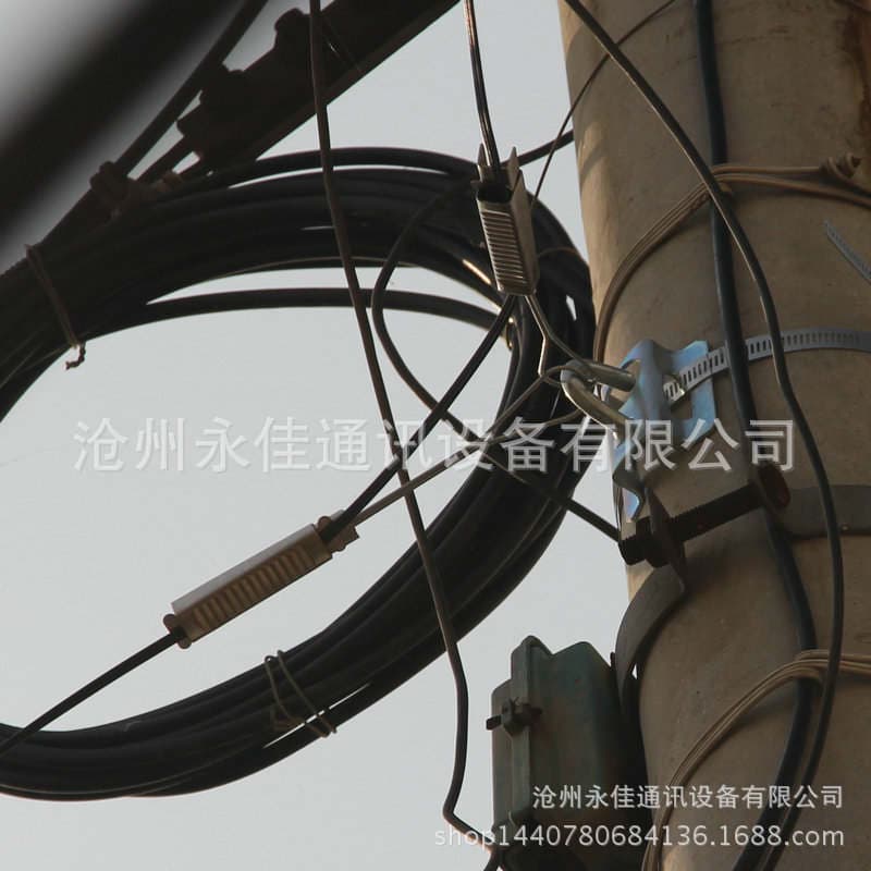 Factory Direct sales FTTH wiring products clamp pull hook with hole clamp pull hook clamp Rod pull hook 3