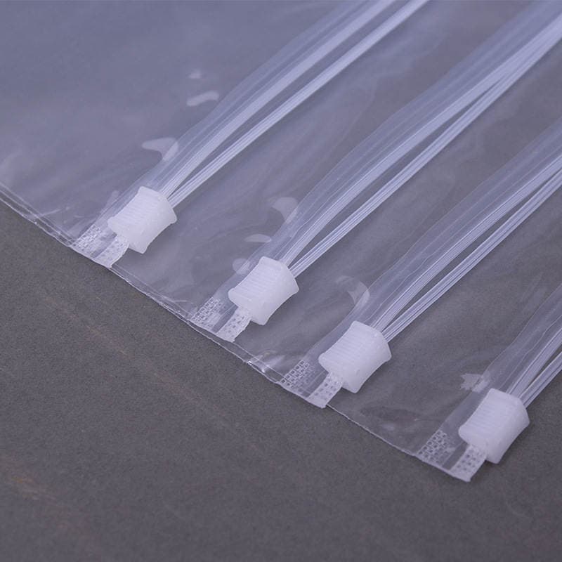 Frosted transparent zipper bag underwear clothing pe packaging bag plastic Ziplock bag spot bra zipper bag wholesale 3