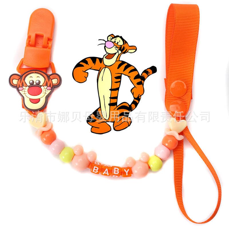 Mother and Baby Products Baby Pacifier Chain Clip Teether Anti-Drop Chain Pacifier Clip Pacifier Strap 5