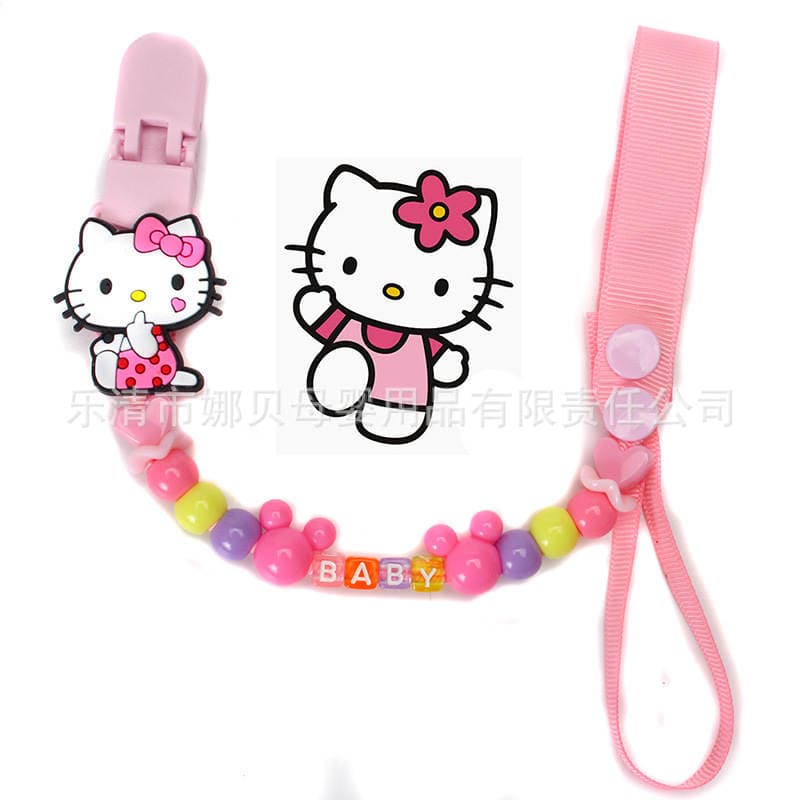 Mother and Baby Products Baby Pacifier Chain Clip Teether Anti-Drop Chain Pacifier Clip Pacifier Strap 2