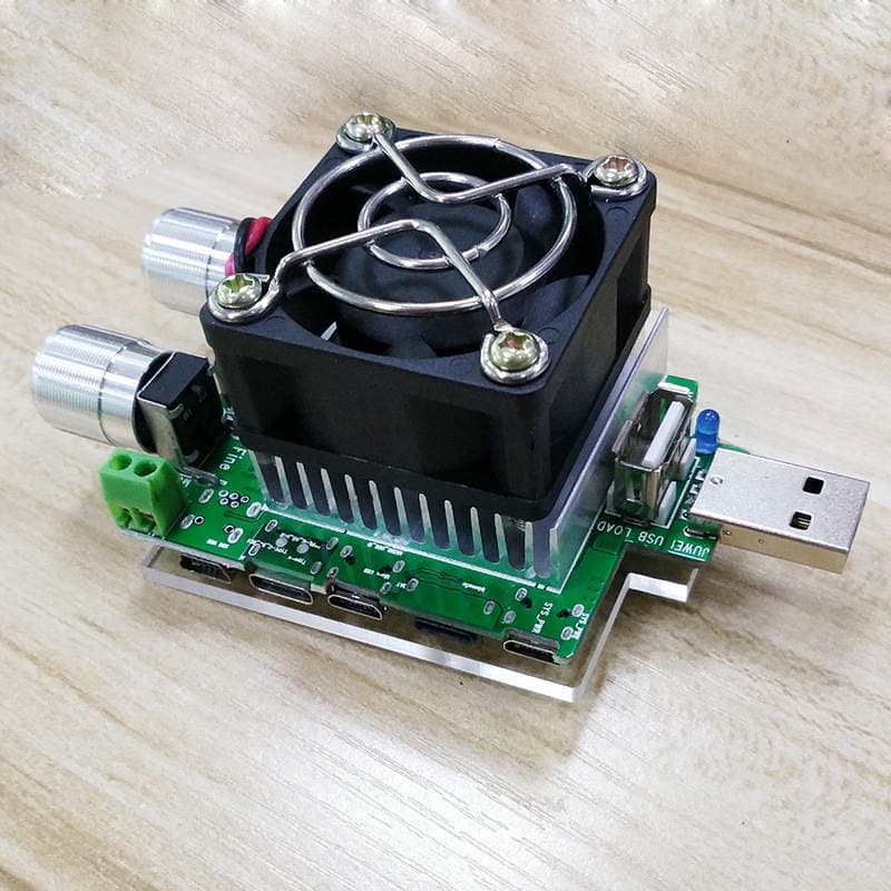 USB Ağıllı Tənzimlənən Sabit Cərəyanlı Elektron Yük Test Cihazı 35W 5