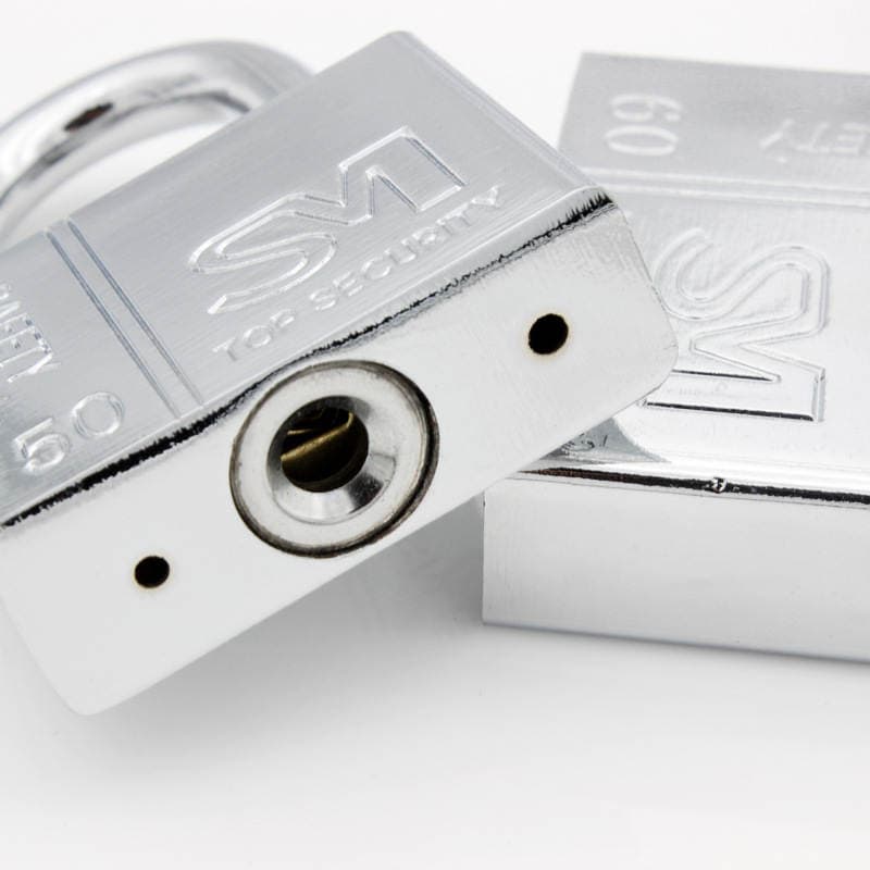 Factory strength square blade imitation stainless steel padlock 30mm single open one key open more than one 2