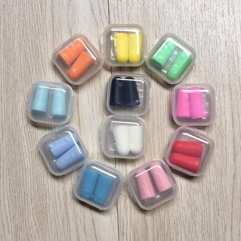 Sponge Earplugs, Earplugs, Anti-Noise Factory, Sound Insulation, Noise Reduction, Anti-Snoring, Learning, Sleep, Boxed 4